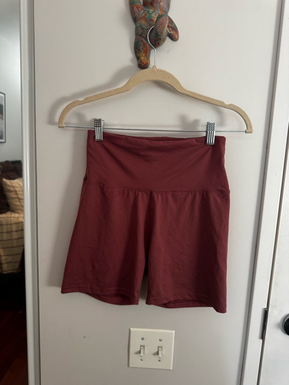 BUNDLE OF 3 biker yoga shorts - mauve, black and navy - Picture 2 of 11